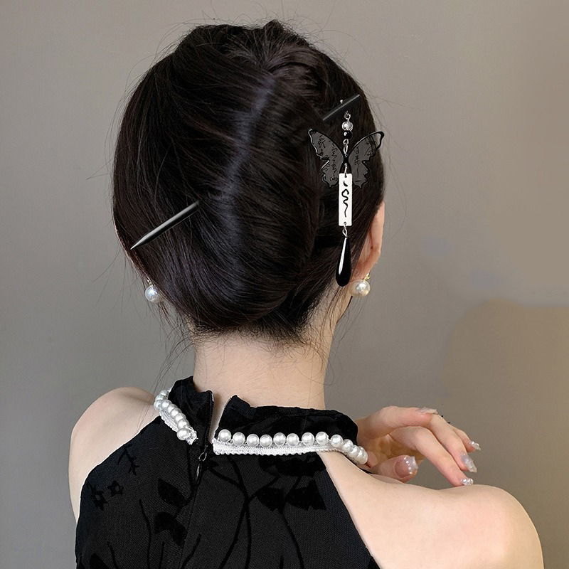 1pc stile antico cinese pittur - Hanbok Hair Pin recensione e prezzo